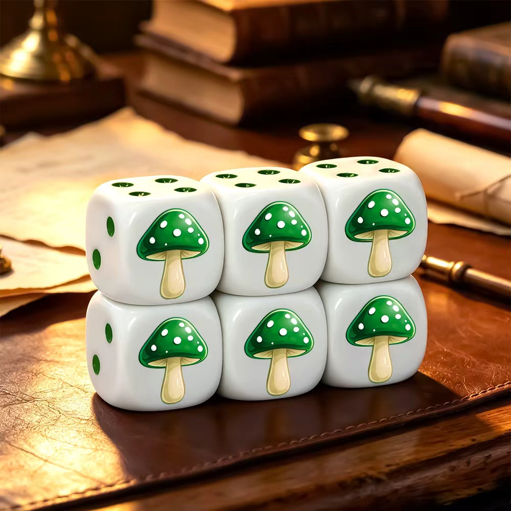 Board Game Night - Conjunto de Dados D6 em Forma
