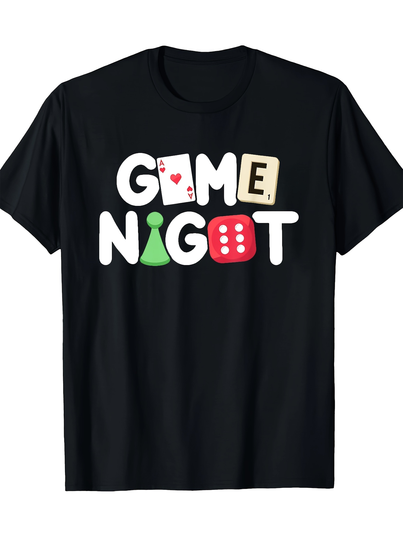 Board Game Night - Camiseta Masculina para Noite de Jogos