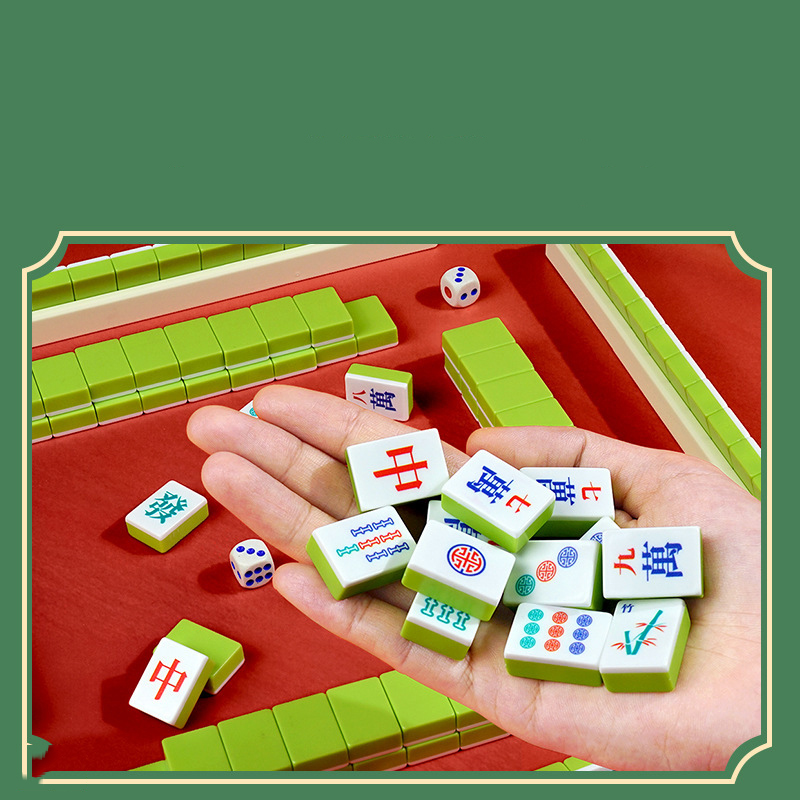 Board Game Mahjong - Conjunto de mahjong, mahjong portátil para