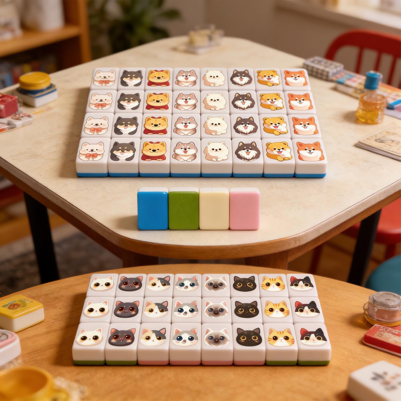 Board Game Mahjong - Conjunto de Jogos de Tabuleiro Mini
