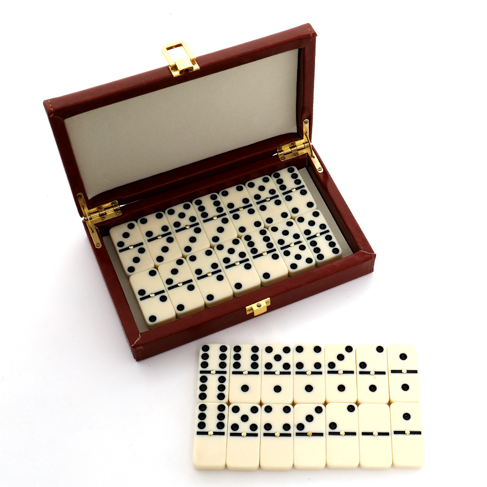 Board Game Family - Conjunto de Dominó de Resina com