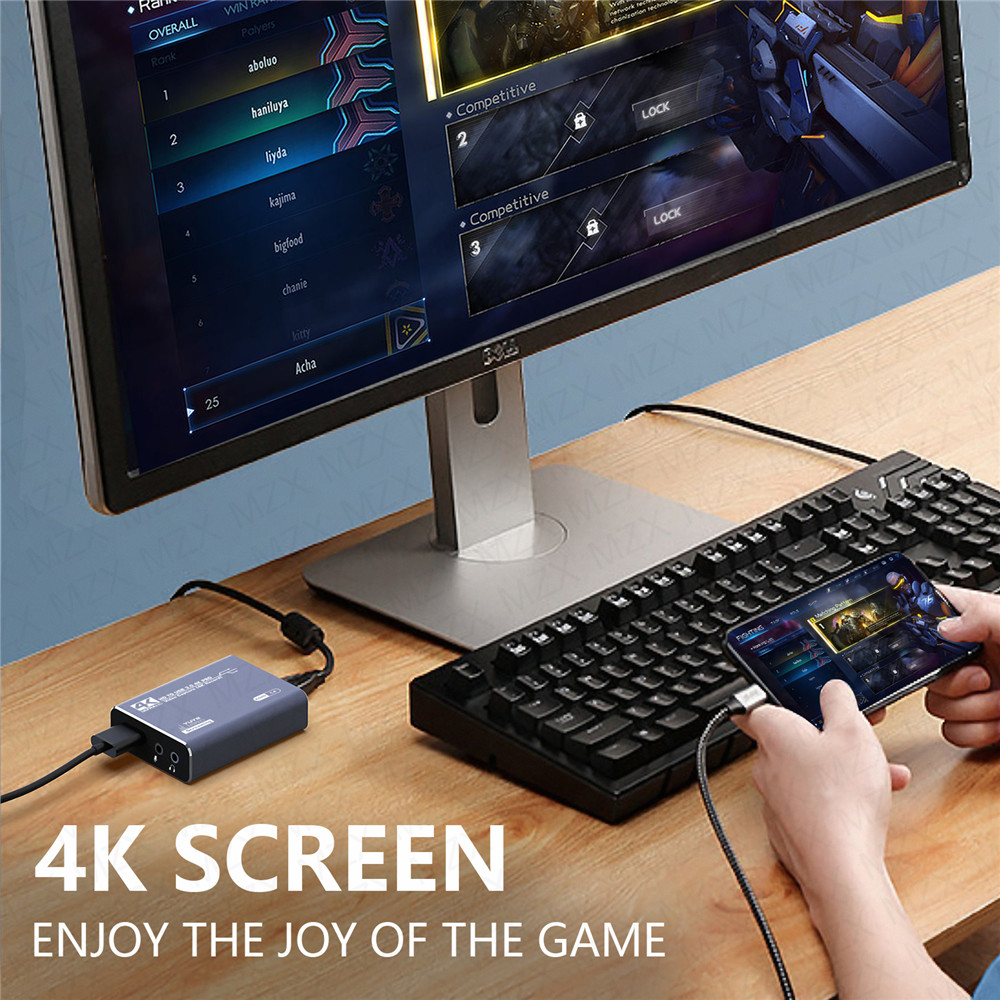 Mzx 4k placa de captura de víd - Board Game Video Games avaliação e preço