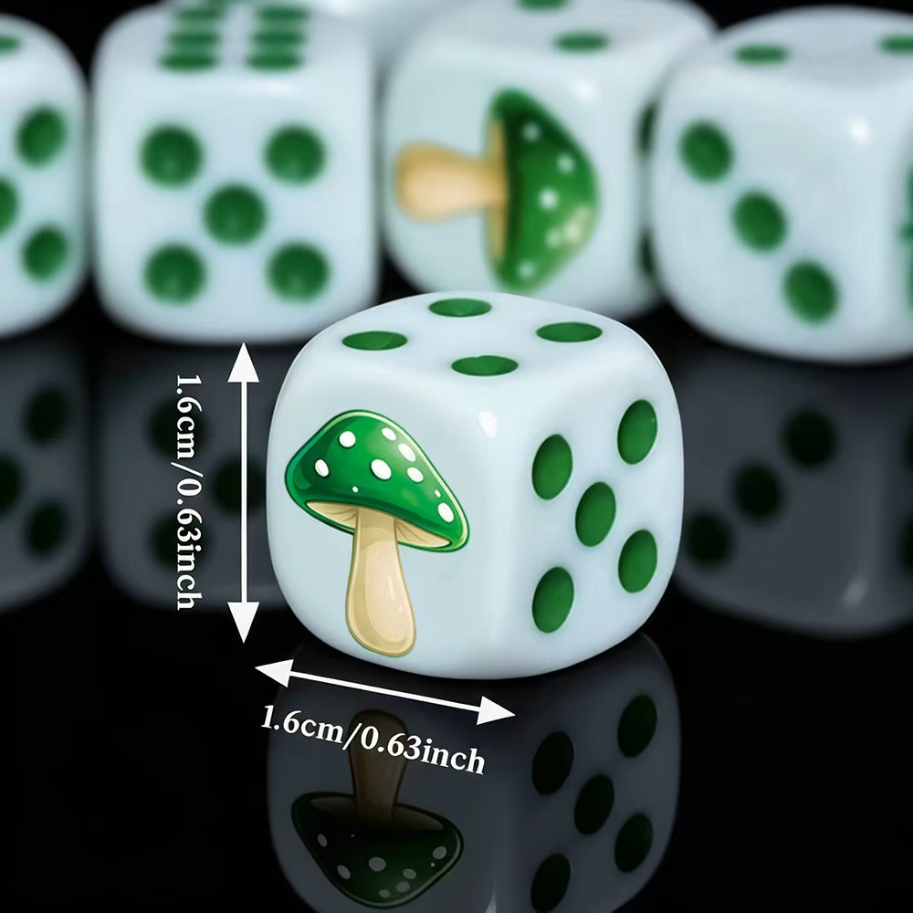 Conjunto de Dados D6 em Forma  - Board Game Night avaliação e preço