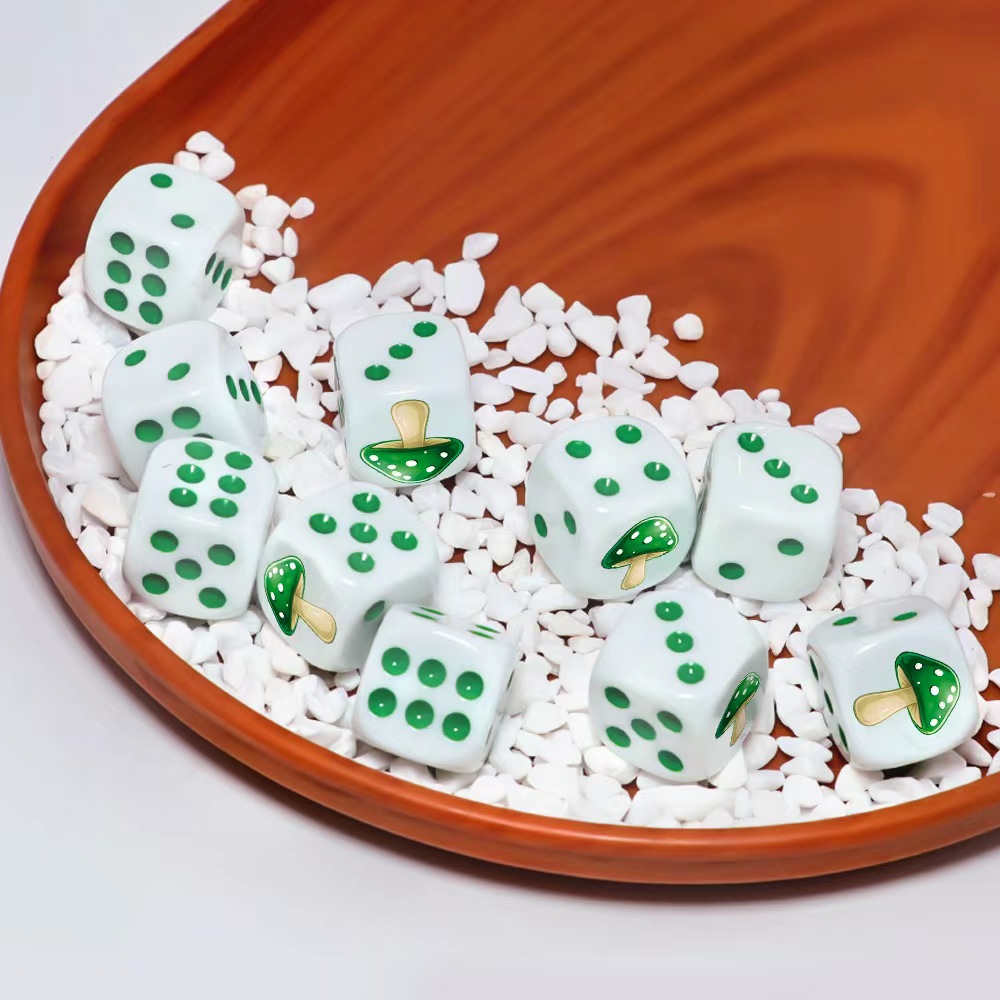 Conjunto de Dados D6 em Forma  - Board Game Night avaliação e preço