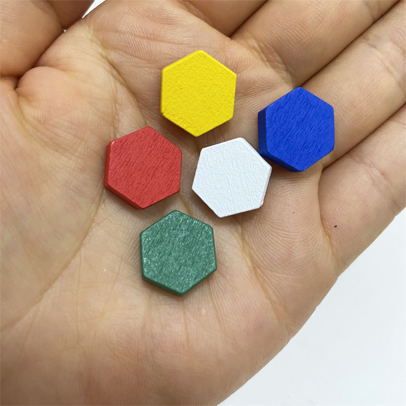 50 peças de madeira hexagonal  - Board Game Verdant avaliação e preço