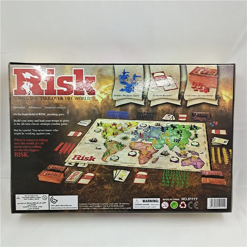 Jogo de tabuleiro de estratégi - Board Game Risk avaliação e preço