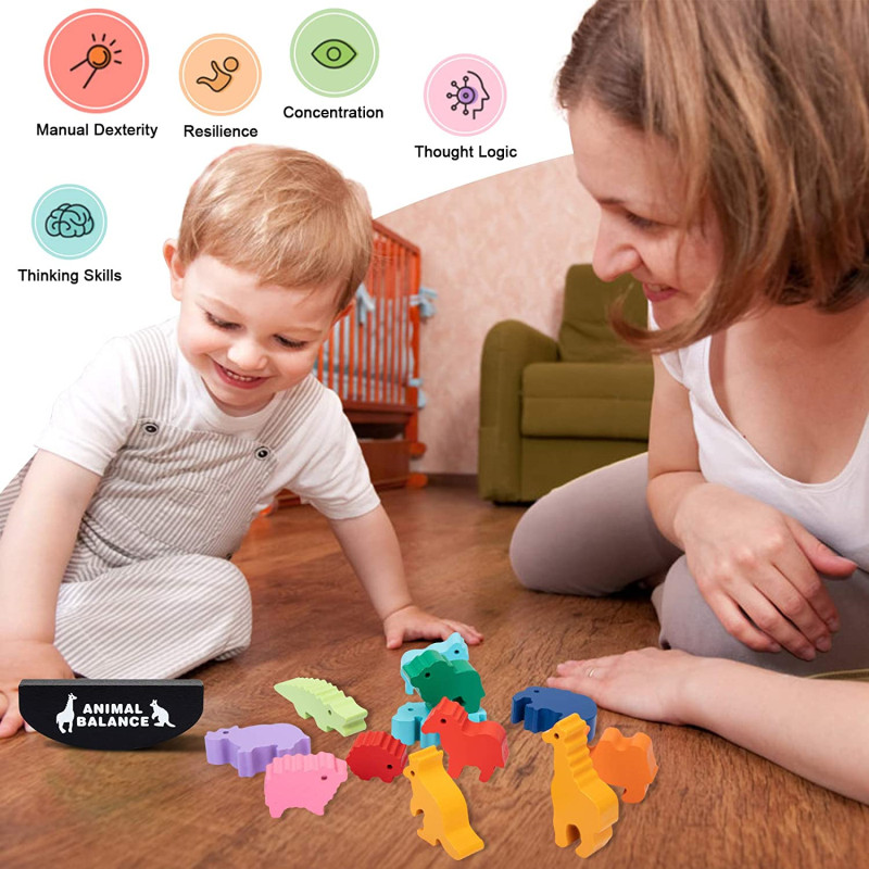 Novas crianças montessori bloc - Board Game With Questions avaliação e preço