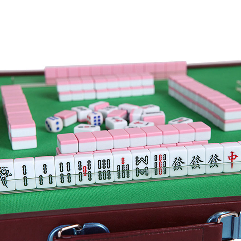 Mini mahjong de viagem portáti - Board Game Mahjong avaliação e preço