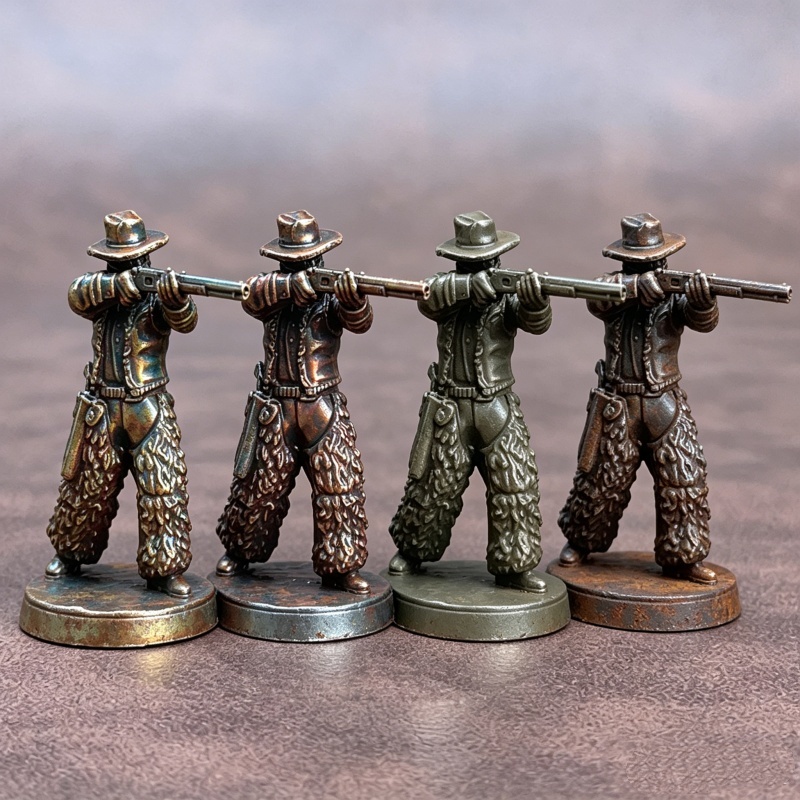 Miniaturas de Metal de Cowboy  - Board Game Wild Wild avaliação e preço