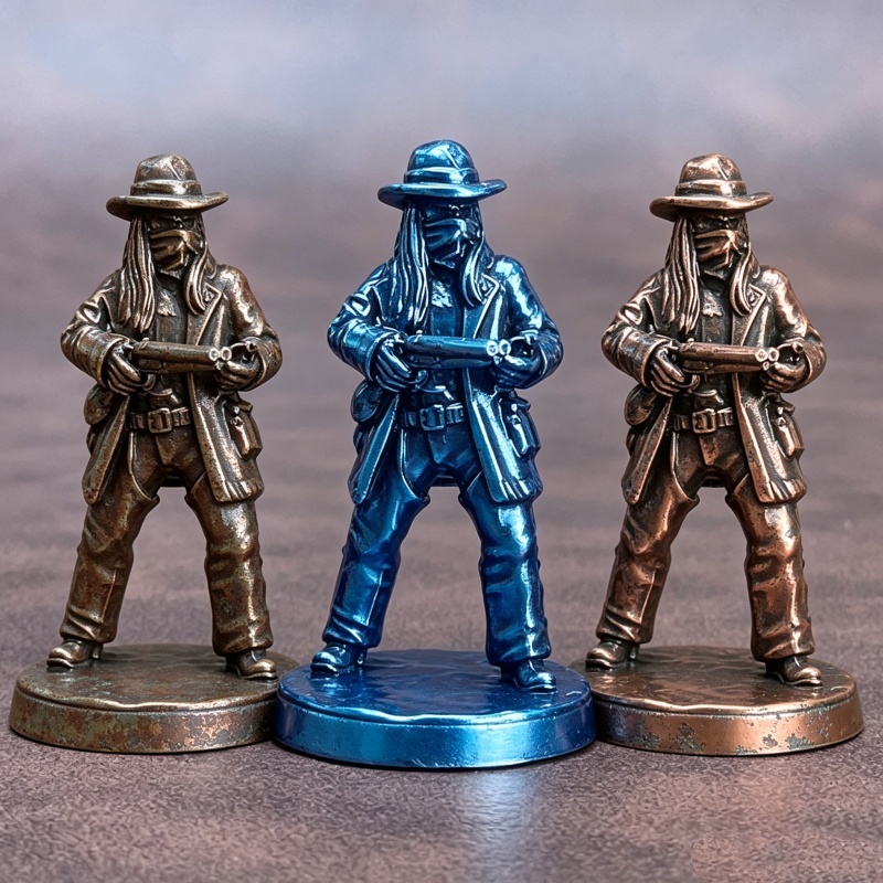 Miniaturas de Metal de Cowboy  - Board Game Wild Wild avaliação e preço