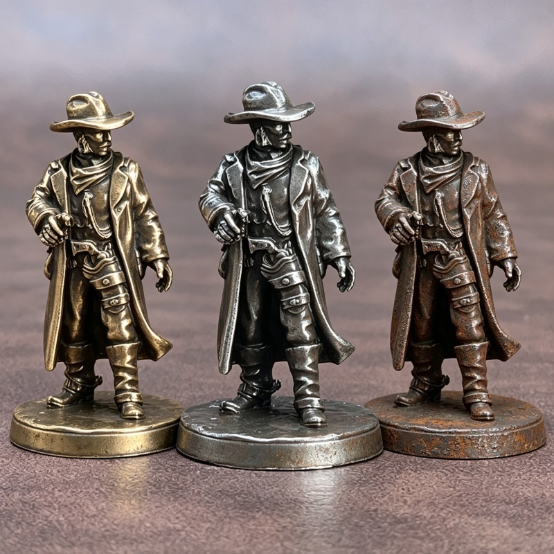 Miniaturas de Metal de Cowboy  - Board Game Wild Wild avaliação e preço