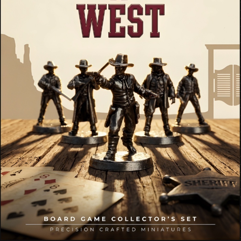 Conjunto de Miniaturas de Meta - Board Game Wild Wild avaliação e preço
