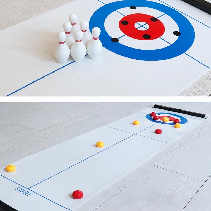 Novo Jogo de Mesa Mini Curling - Board Game With Questions avaliação e preço