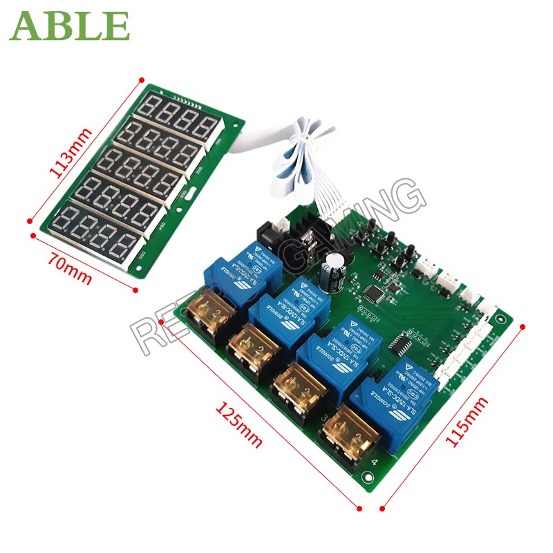 JY-215 contador embutido 4 can - Board Game Verdant avaliação e preço